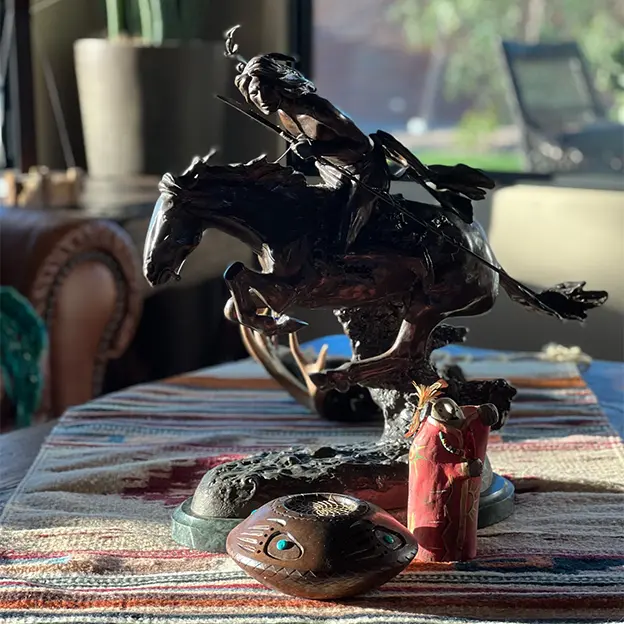Living room with neutral tones and natural light.