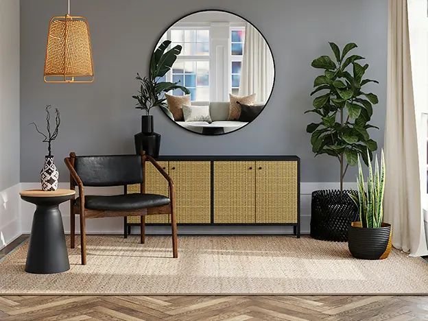 Living space with optimized layout.